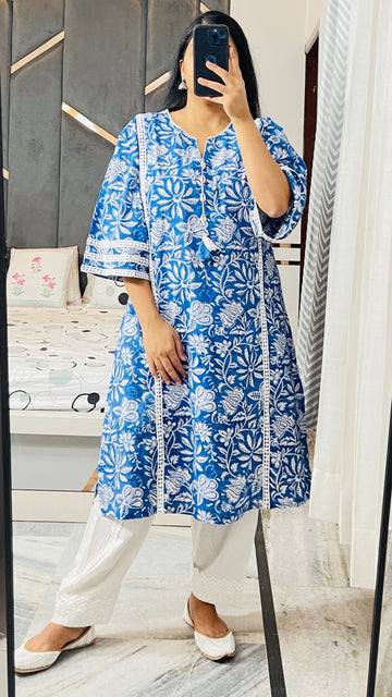 Blue Choga Set