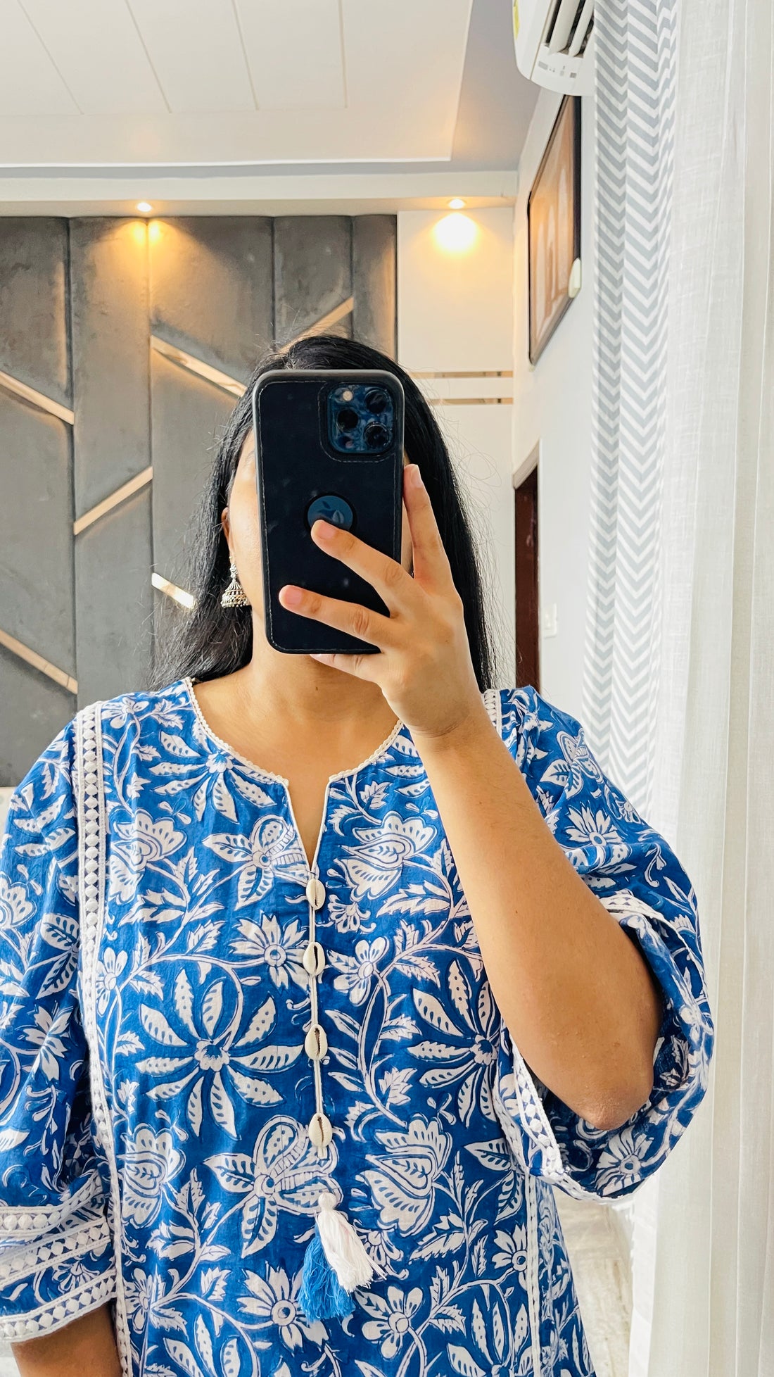 Blue Choga Set